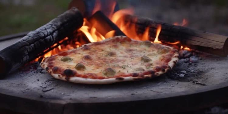 Recette de pizza de camping sur feu de camp