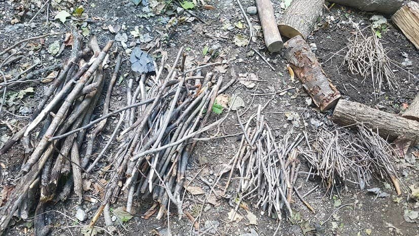 reserve de bois scoutement votre faire un feu camping sauvage