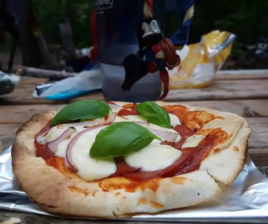 pizza de camping de camp scout 3